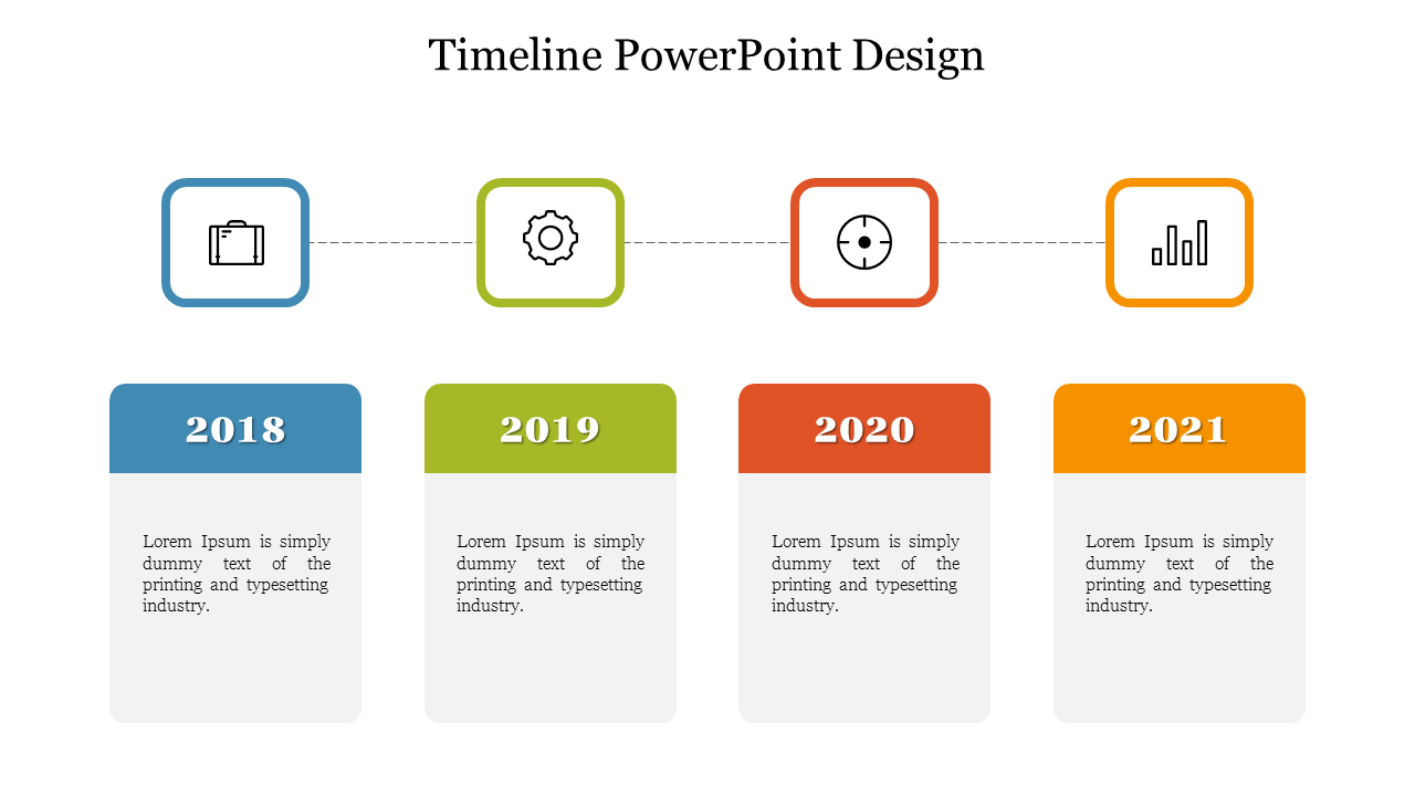 Stunning Timeline PowerPoint Design Themes Presentation
